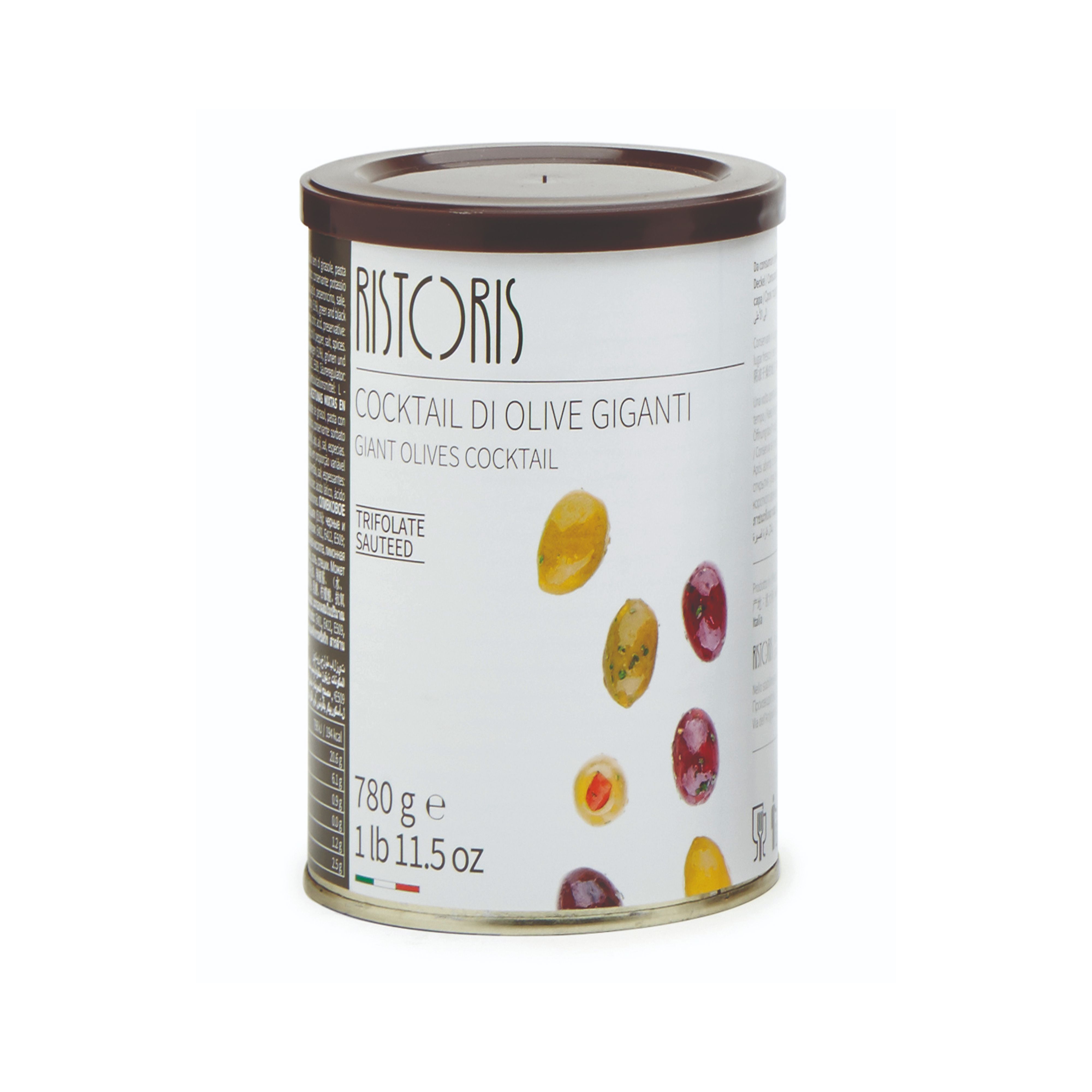 A seasoned mix of giant green and black olives, prepared with red pepper paste, parsley, garlic, chilli, and spices. Ready-to-serve.