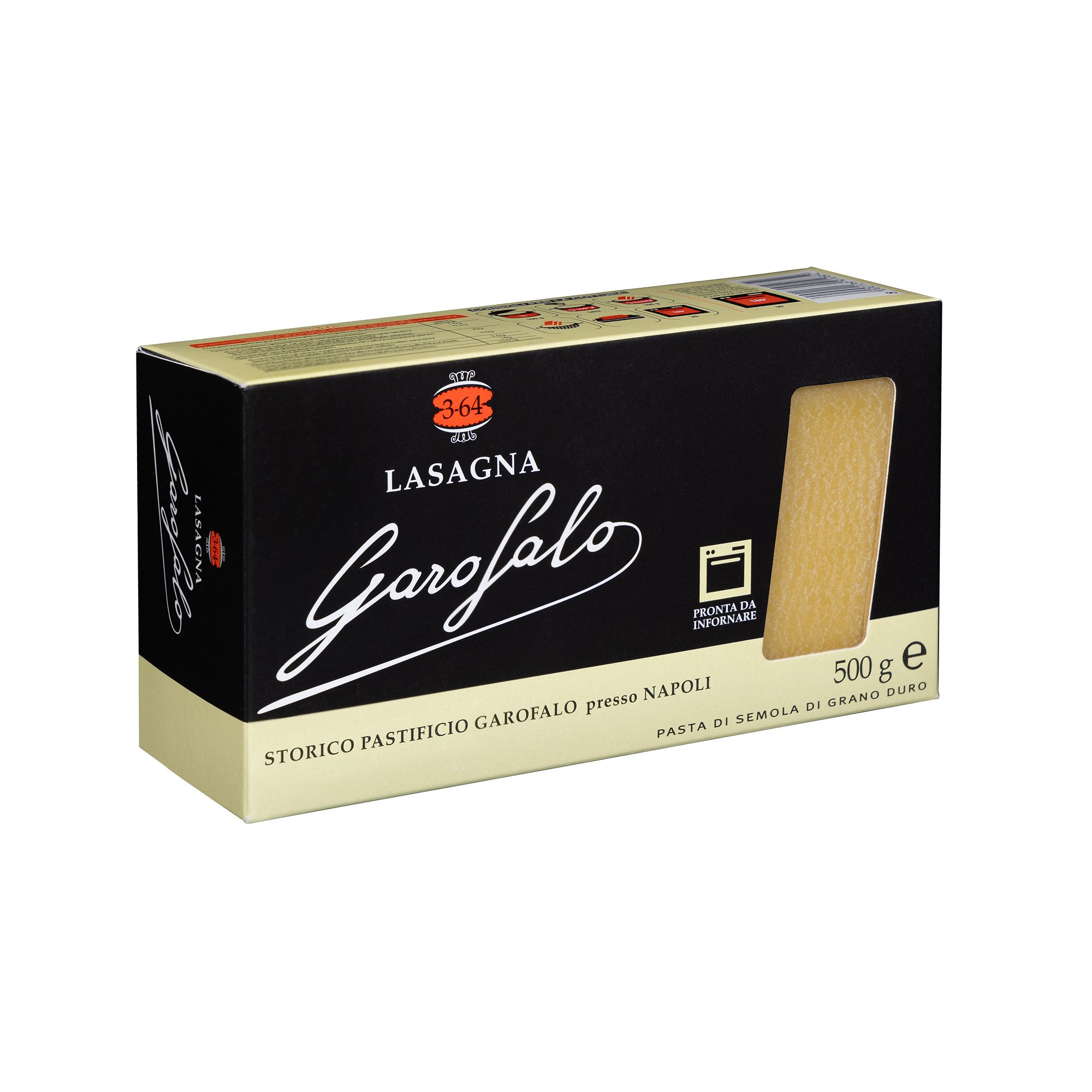 Premium Italian lasagne sheets from Gragnano. Designed to hold rich sauces and layered baked preparations with a full-bodied, enveloping result.