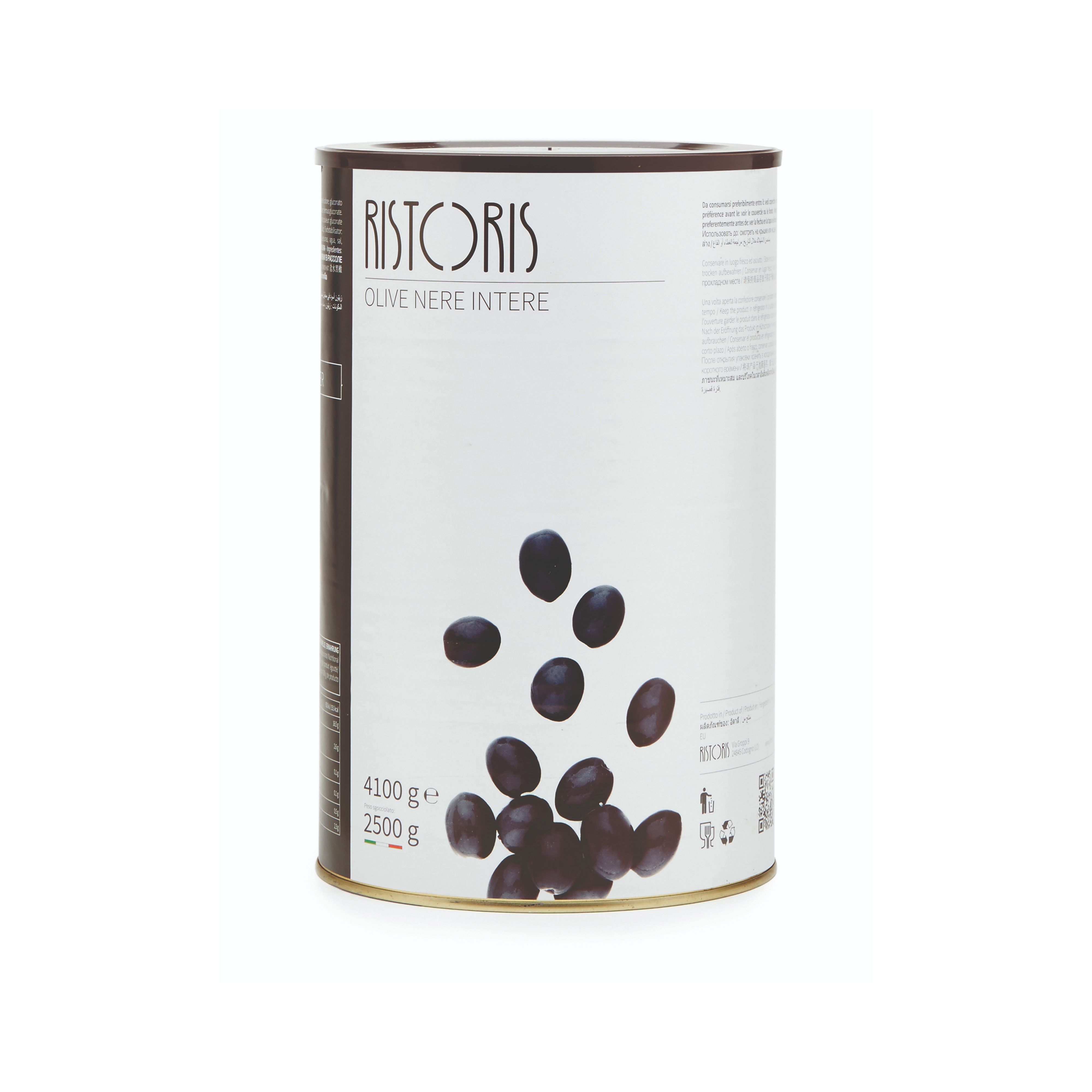 Whole Black Olives 4.1kg